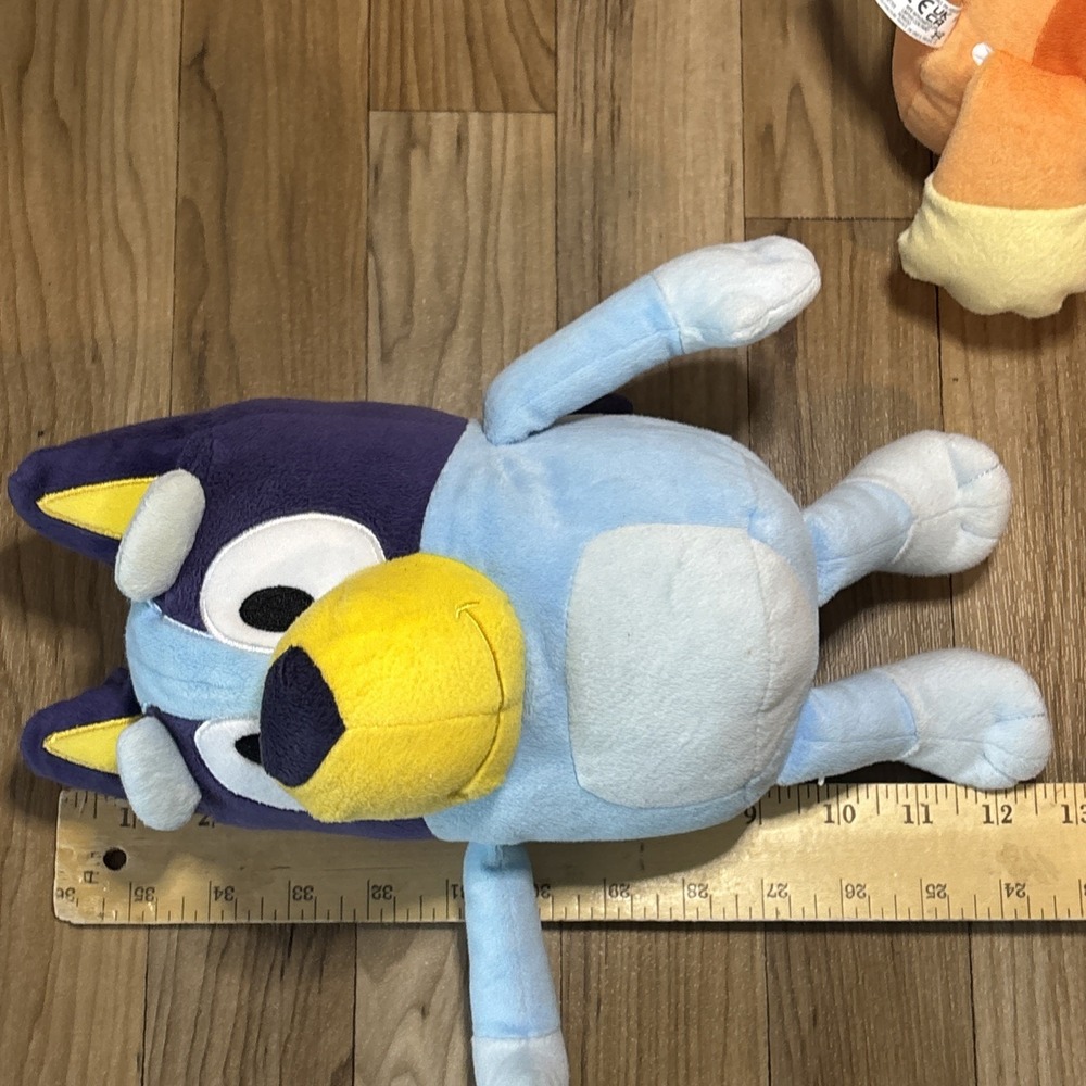 Bluey and Bingo TALKING 12" Plush Stuffed Toys by Moose Set Of 2 Giftable - Picture 11 of 13